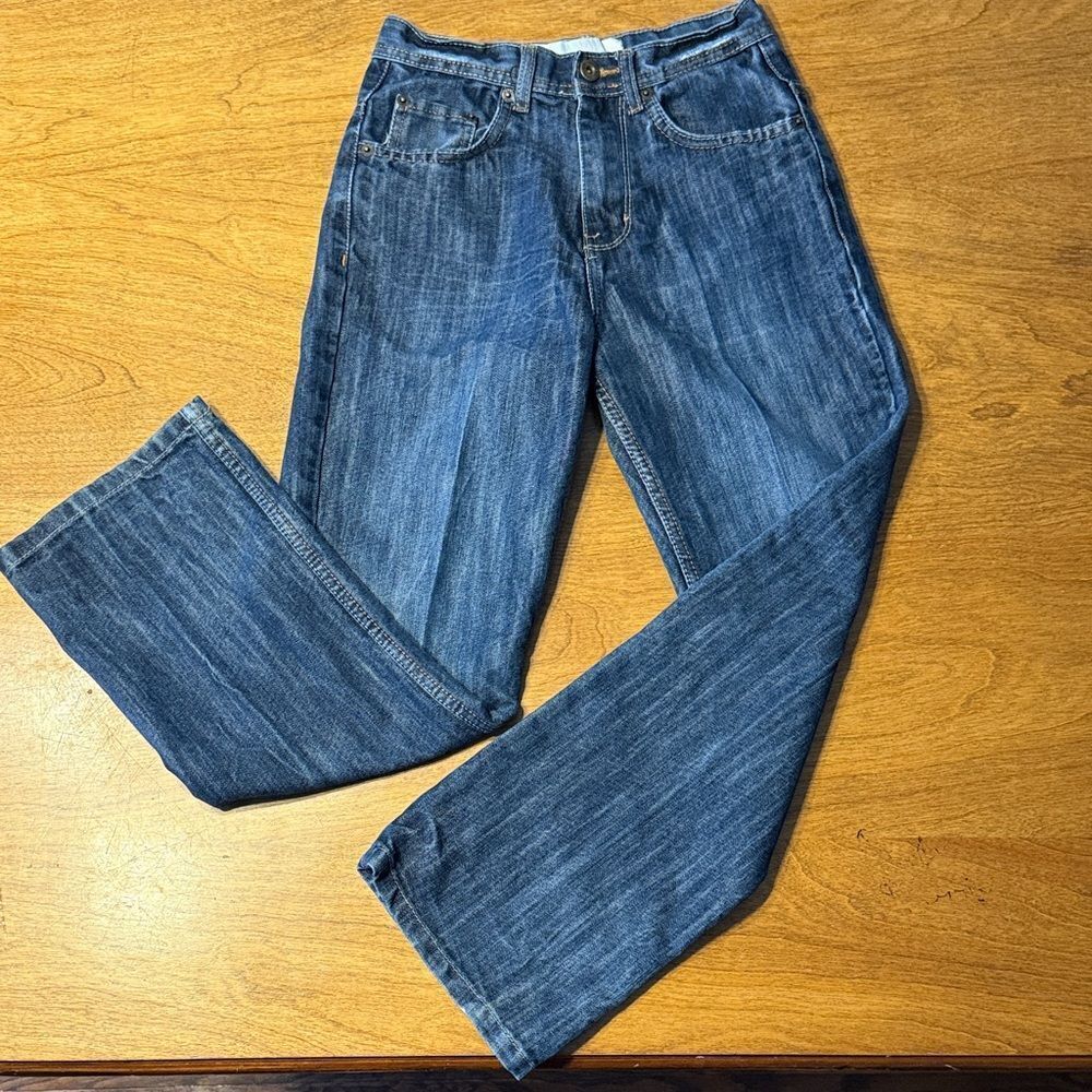 Paper Denim & Cloth Straight Leg Blue Jeans
